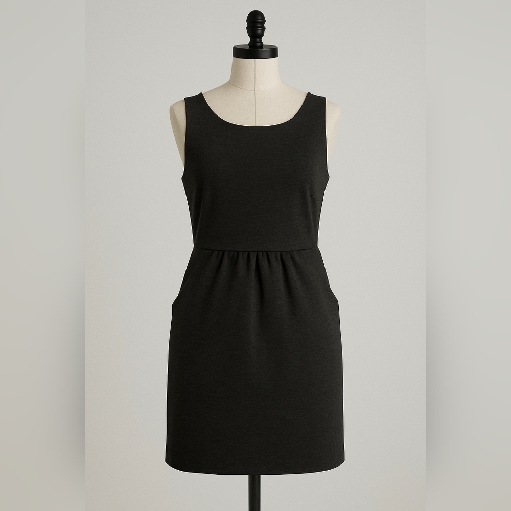 Dark Grey Sleeveless Mini Dress